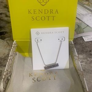 Kendra Scott Leanor Necklace Rhod Multi Drusty